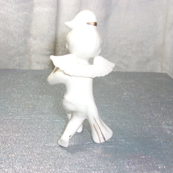 HXS-49 VINTAGE 1957 HOLT HOWARD CERAMIC ANGEL FIGURE CANDLE CLIMBER - Picture 6 of 11